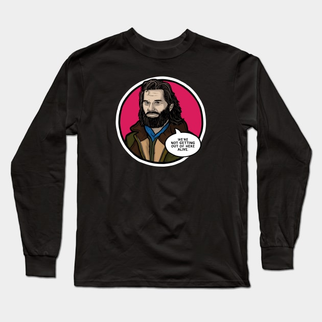 RJ MacReady Long Sleeve T-Shirt by Baddest Shirt Co.